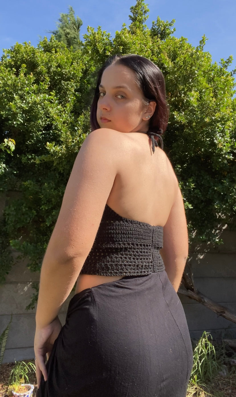 Midnight Halter Top