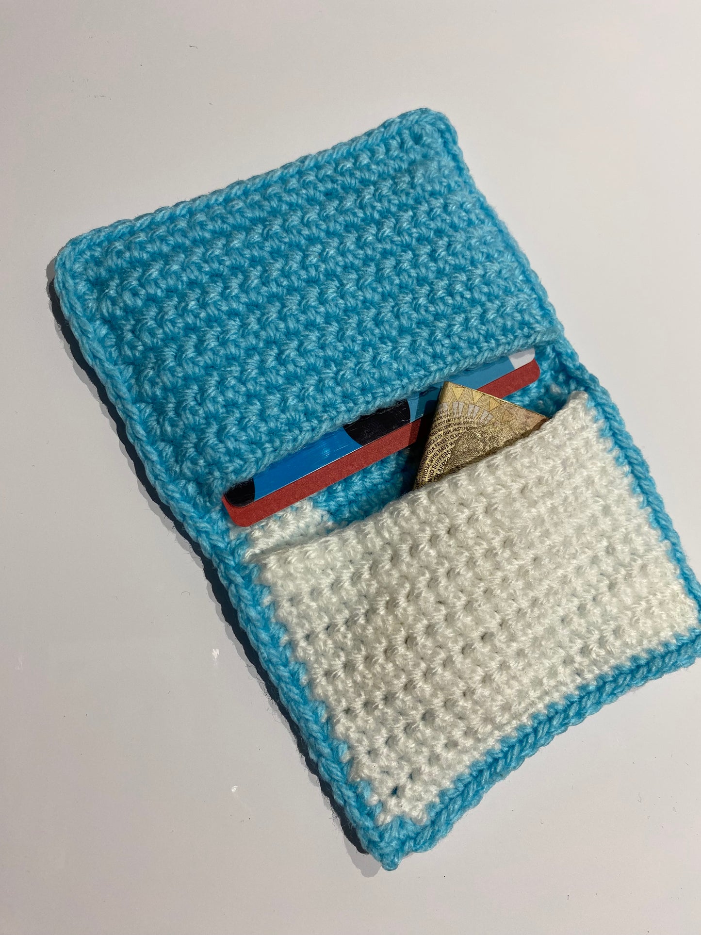 Checkered Card Wallet