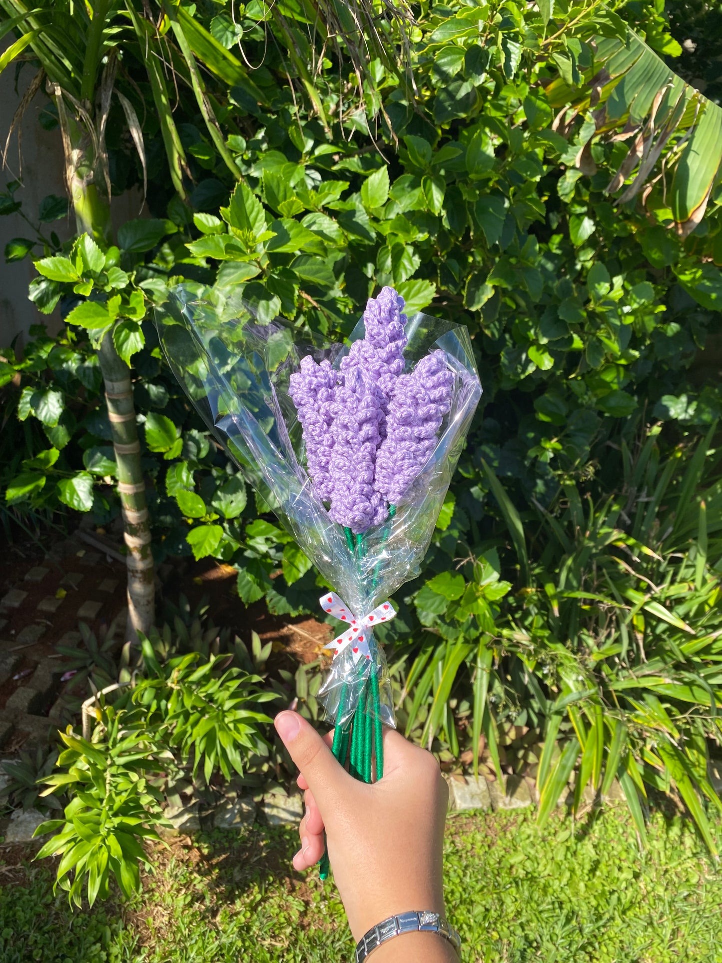 Crochet Lavender Bouquet (6)