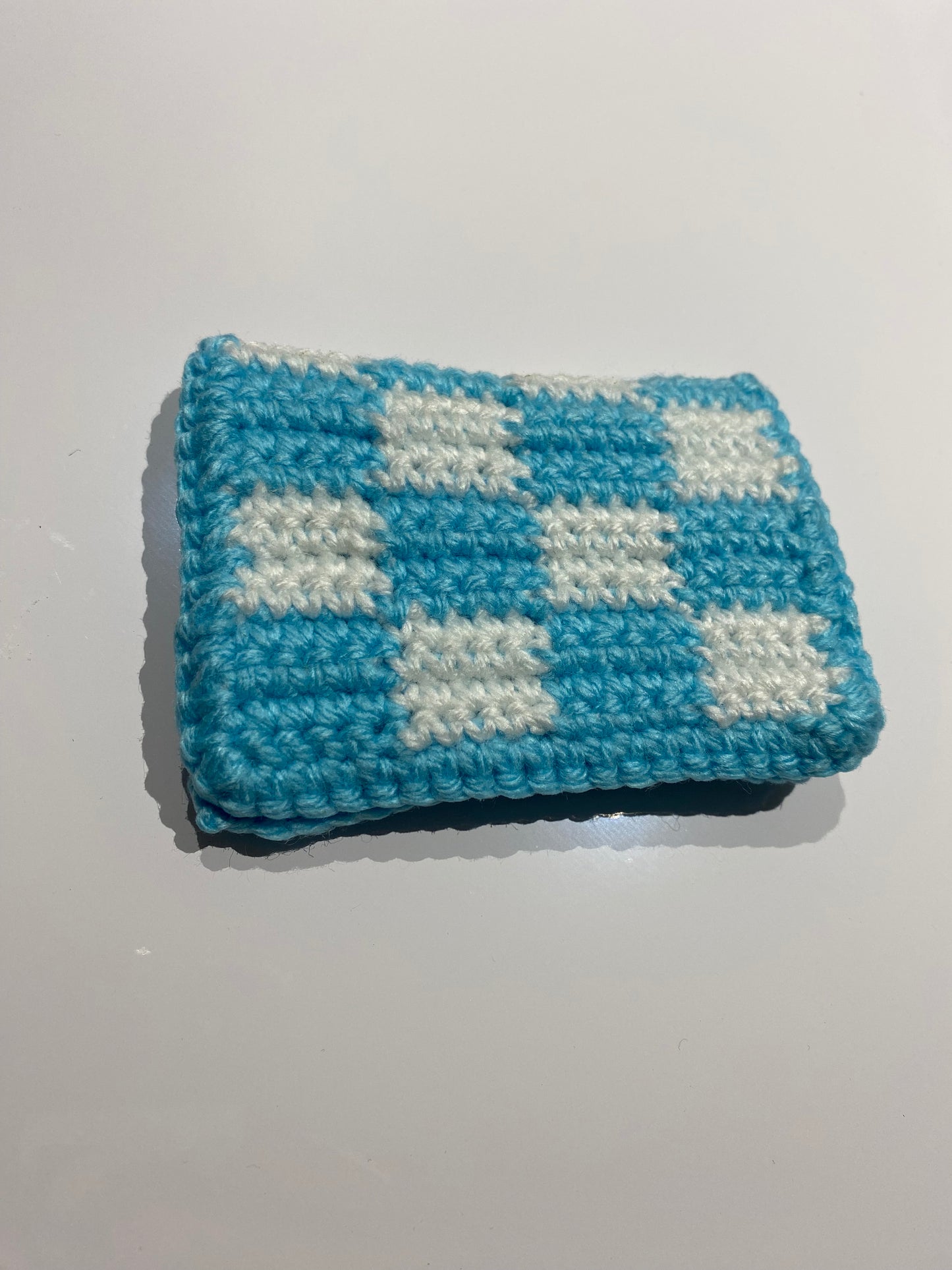 Checkered Card Wallet