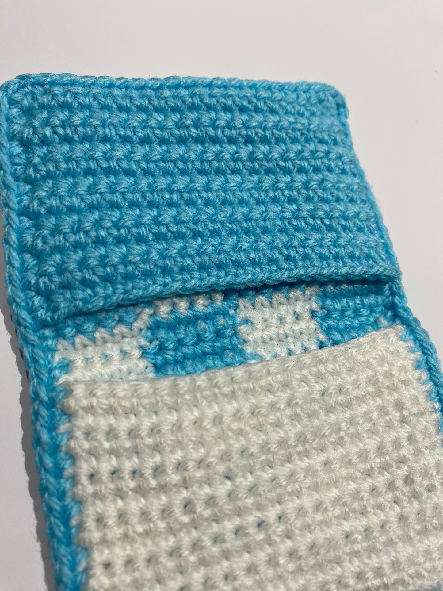 Checkered Card Wallet