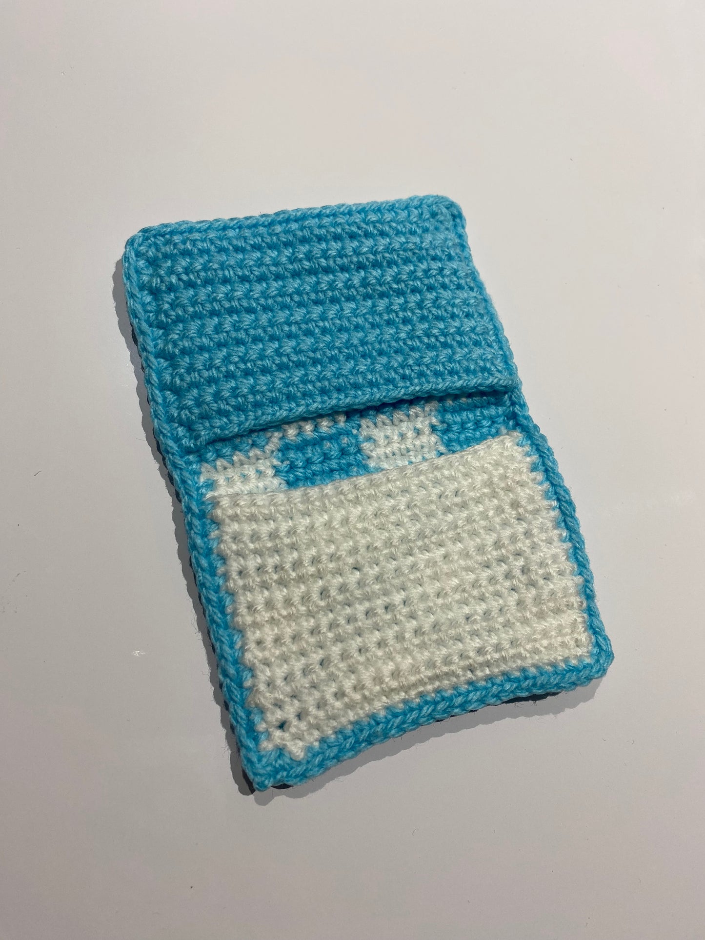 Checkered Card Wallet