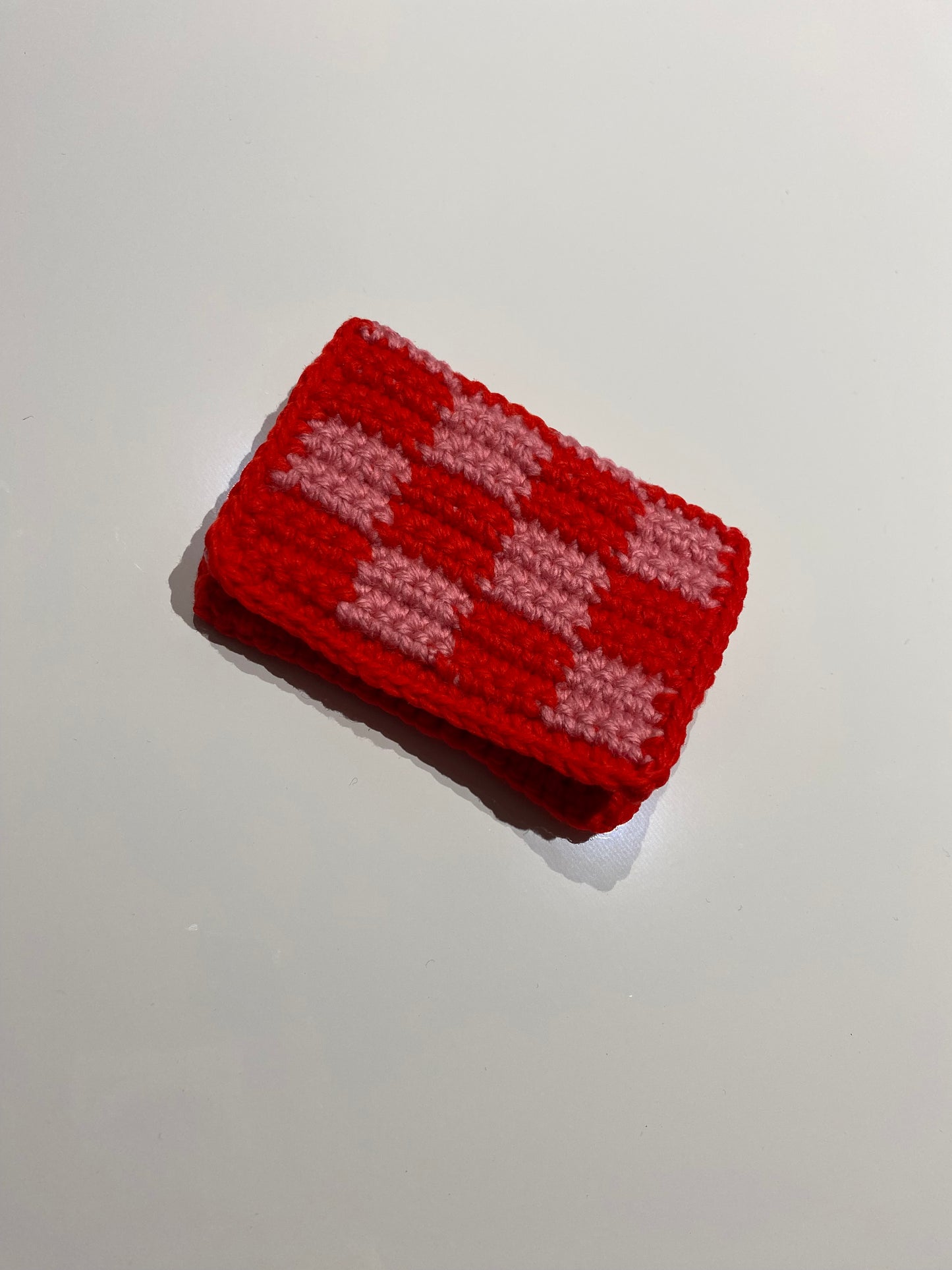 Checkered Card Wallet