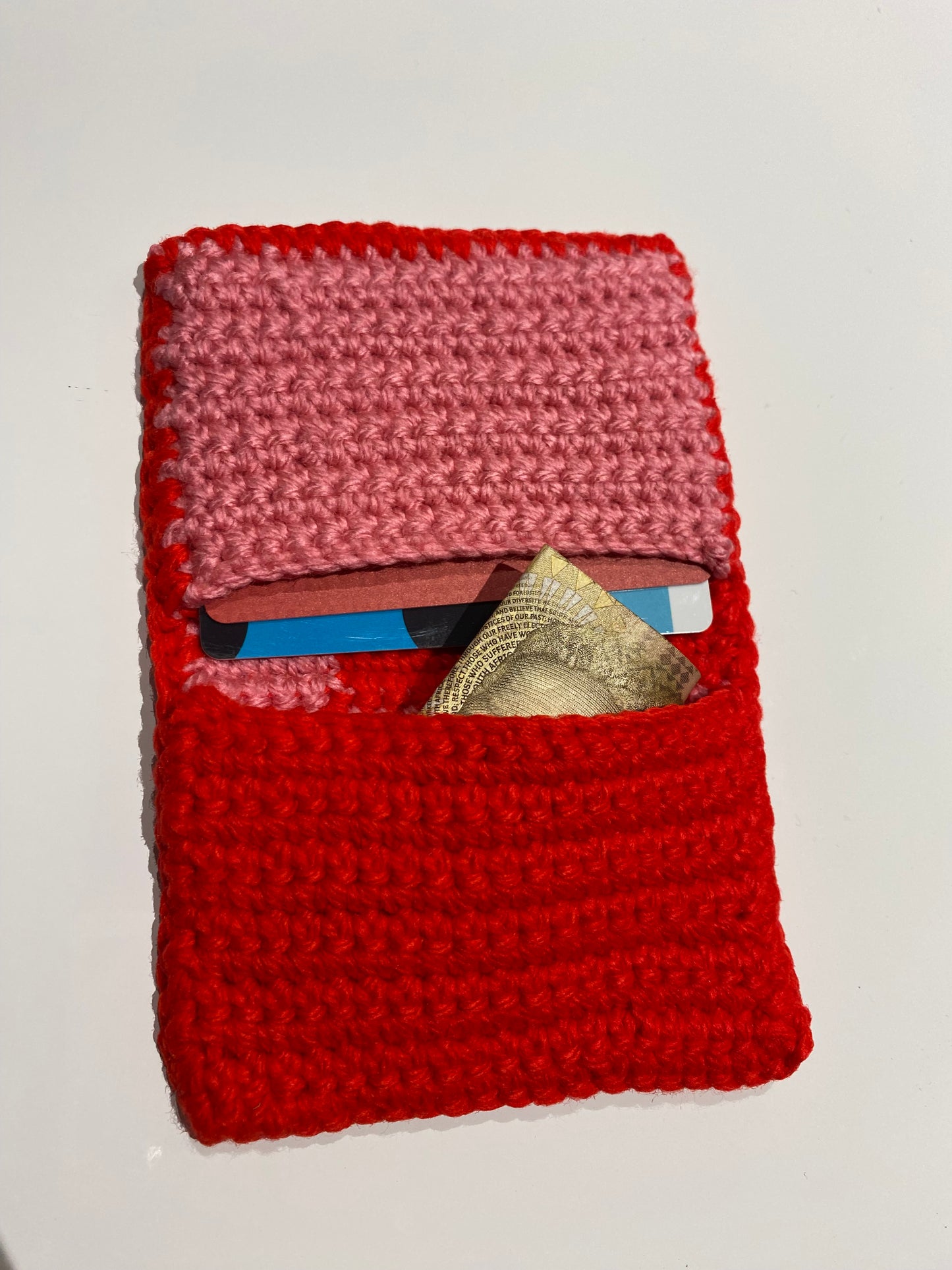 Checkered Card Wallet